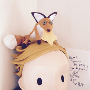 the director sent me the fox! how cool is that :)