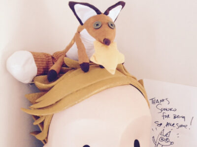 the director sent me the fox! how cool is that :)