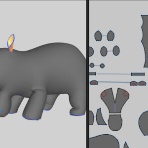 drafting a hippo plush pattern