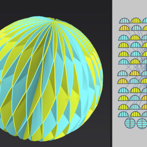 how honeycomb spheres is constructed